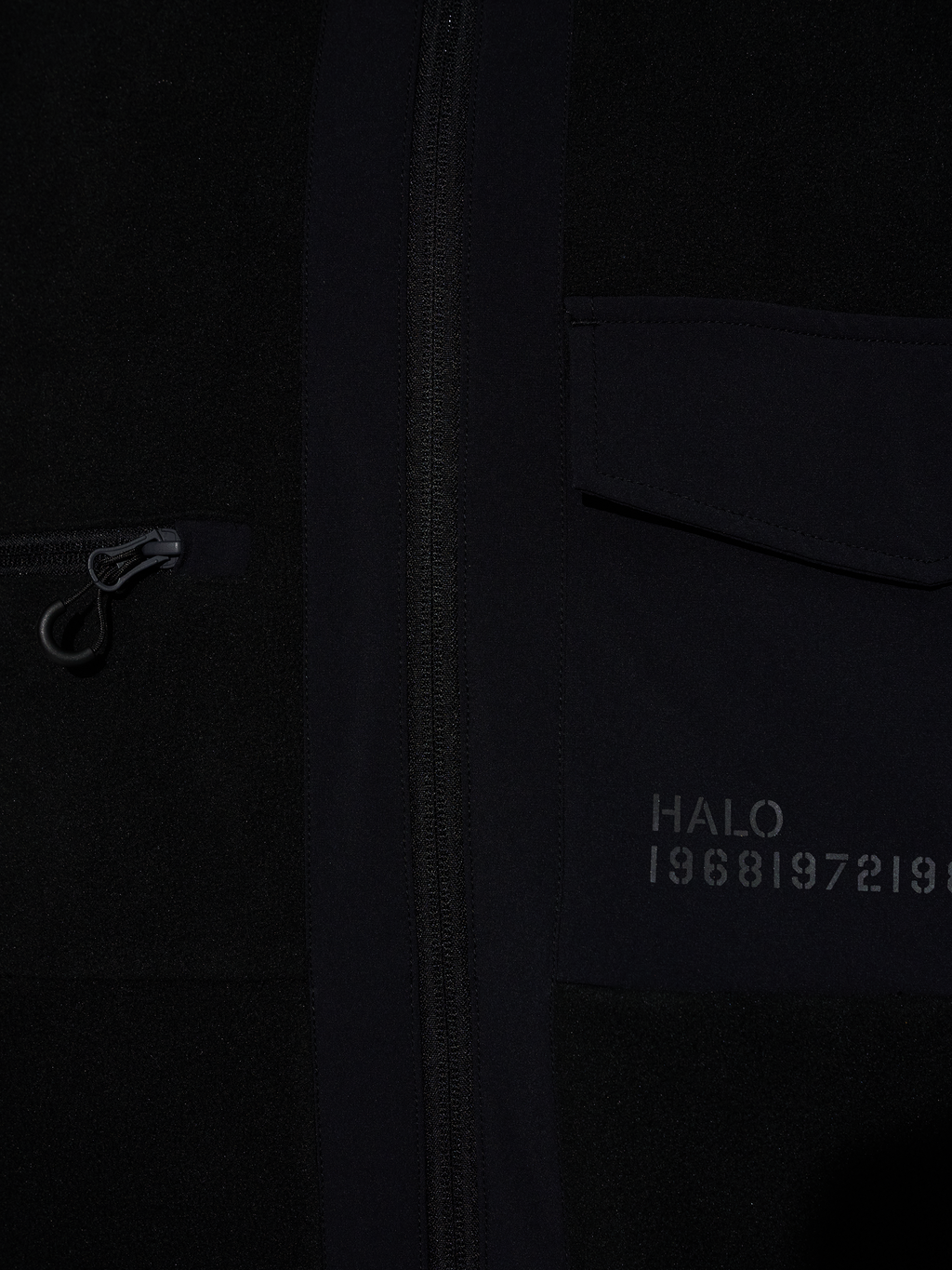 HALO PANELED FLEECE JACKET