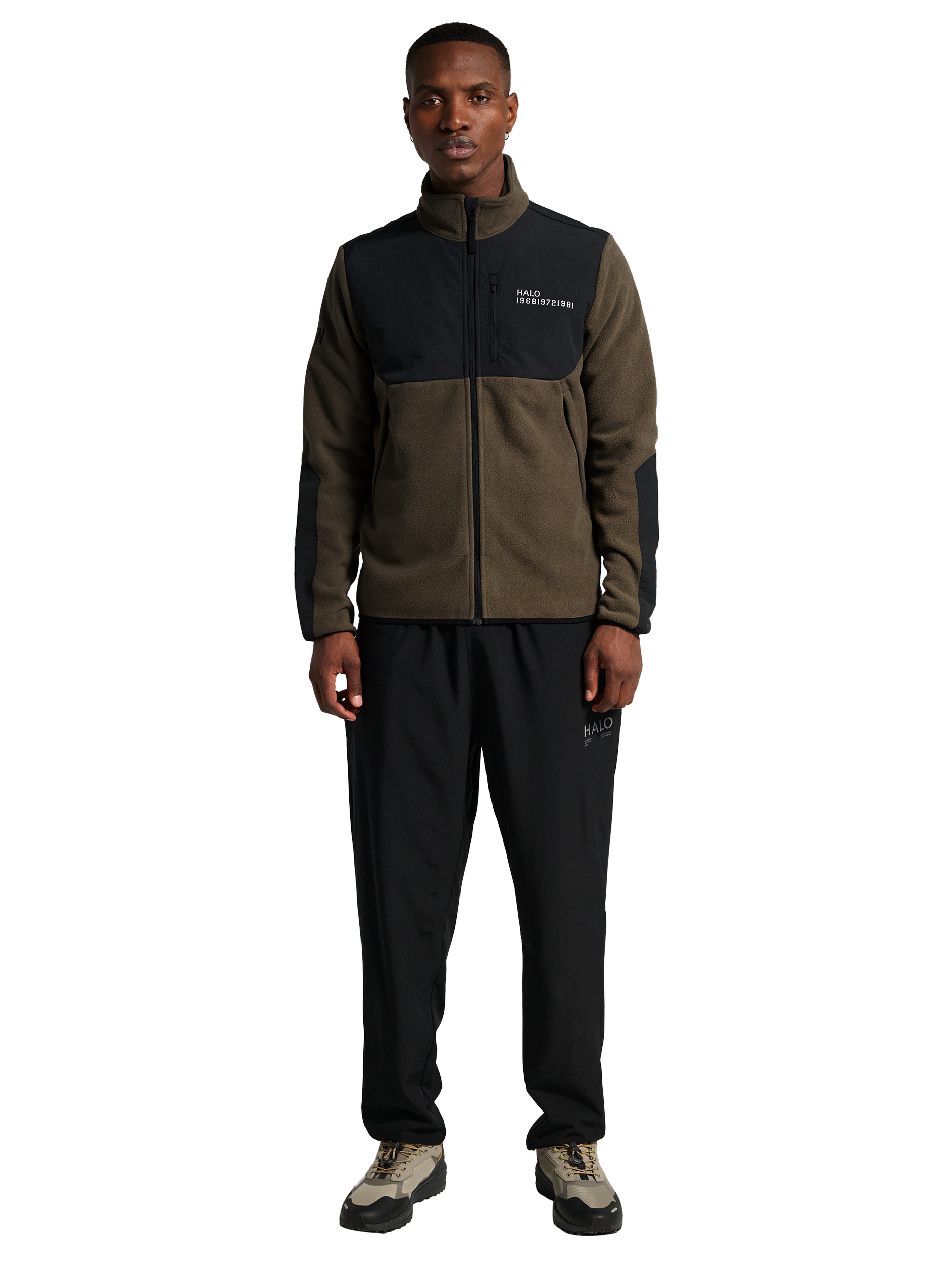 HALO BLOCKED ZIP FLEECE