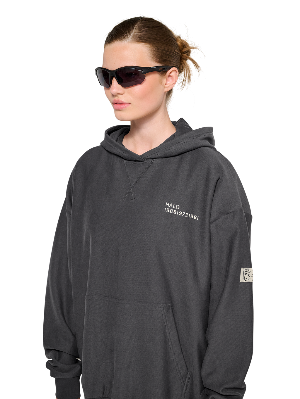HALO REVERSE BOXY HOODIE