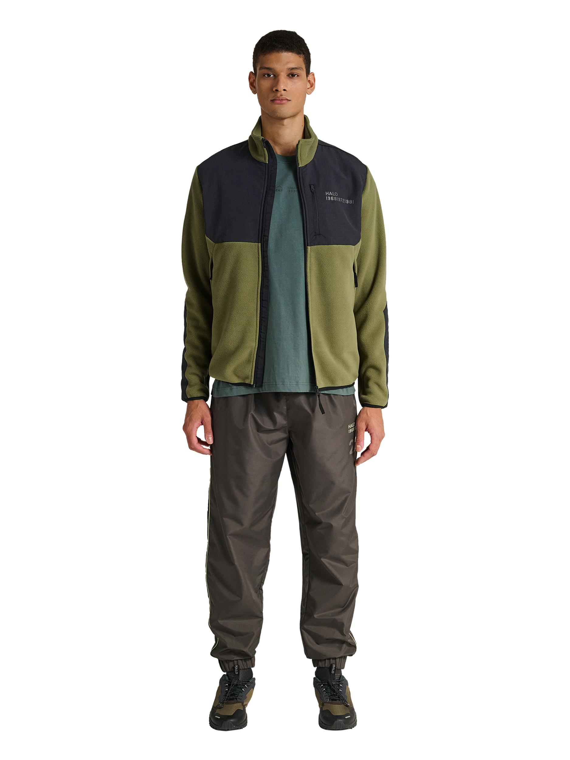 HALO BLOCKED ZIP FLEECE