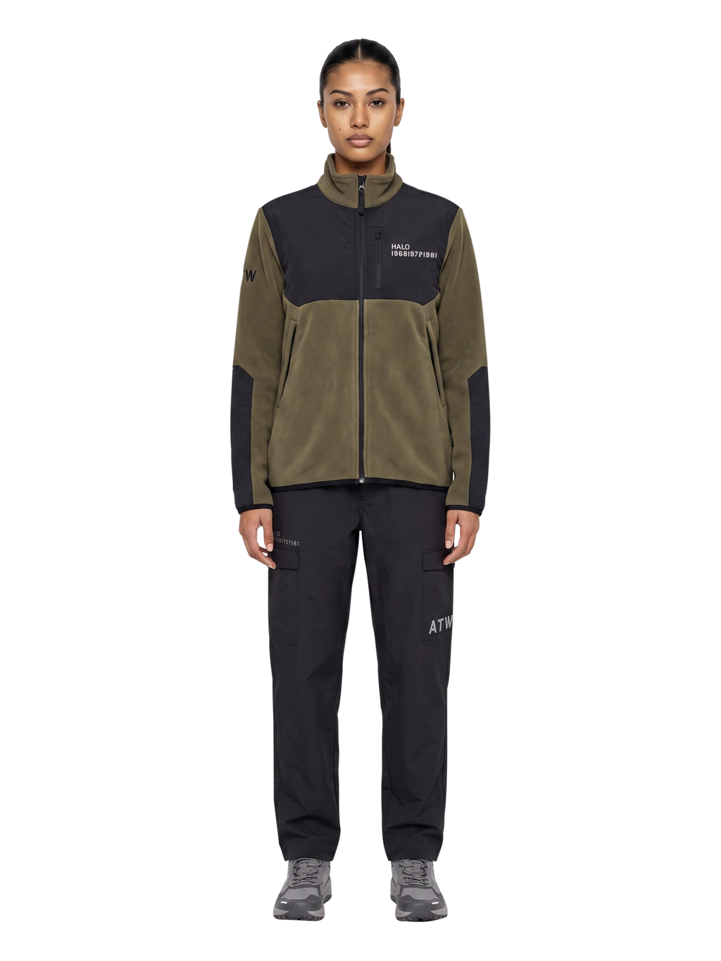 HALO BLOCKED ZIP FLEECE