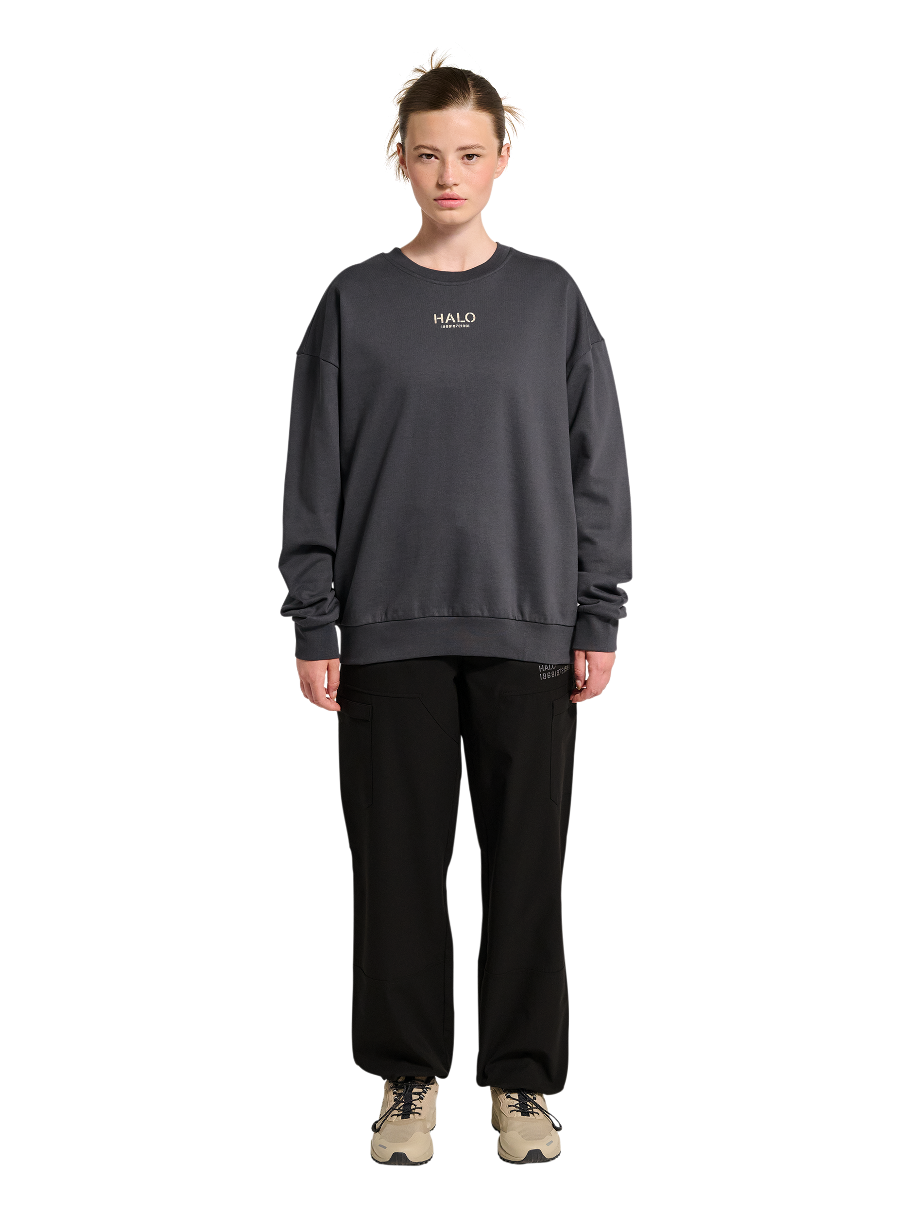 HALO GRAPHIC BOXY CREW