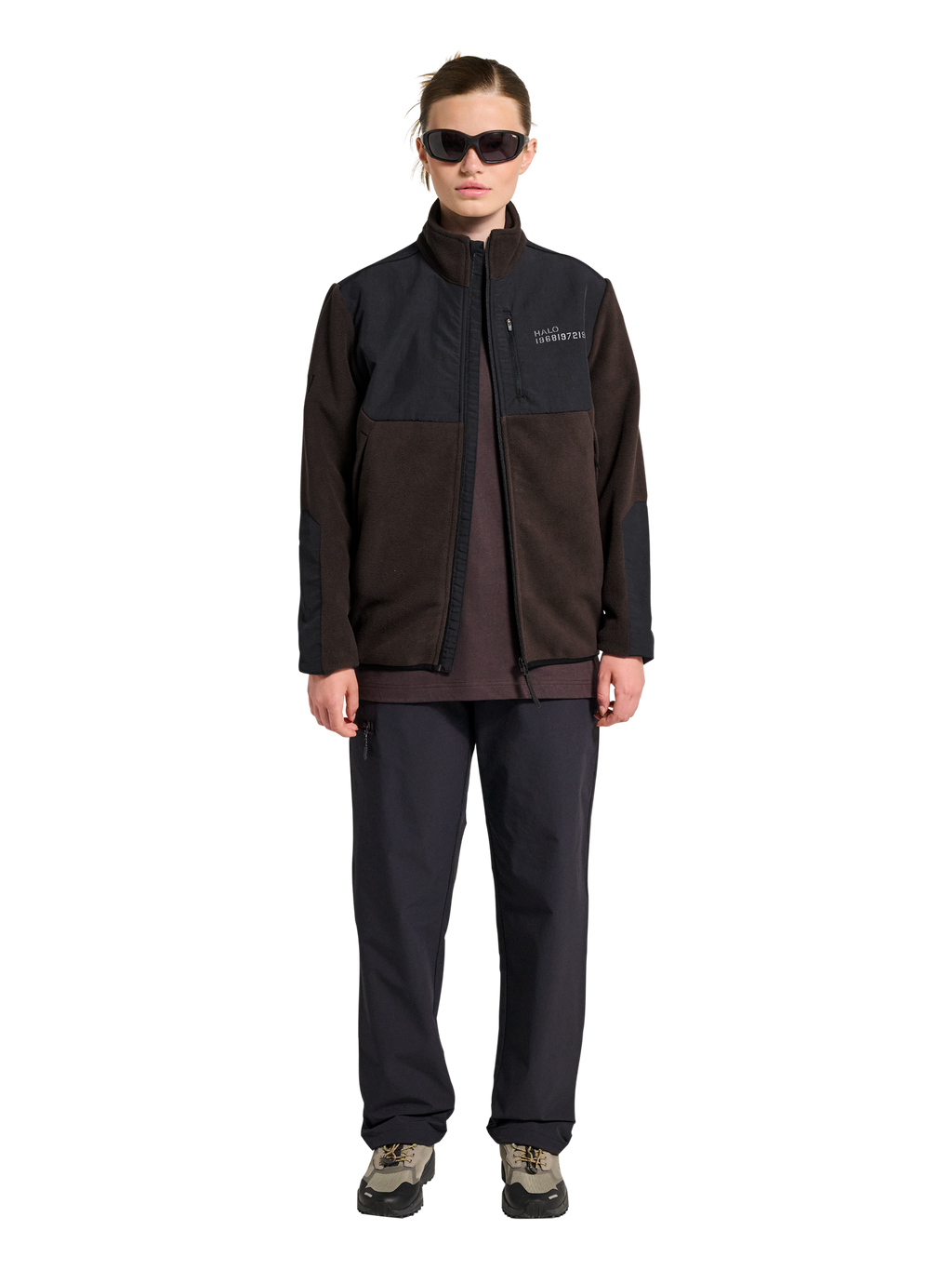 HALO BLOCKED ZIP FLEECE