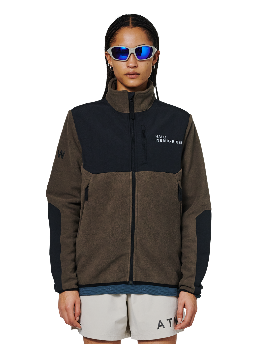 HALO BLOCKED ZIP FLEECE