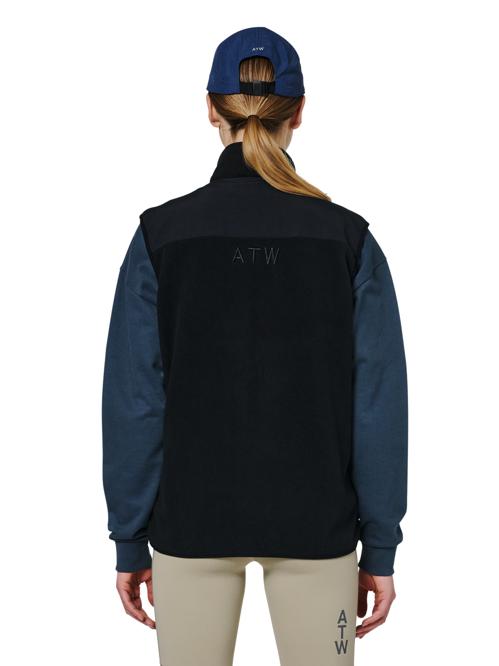HALO BLOCKED FLEECE VEST
