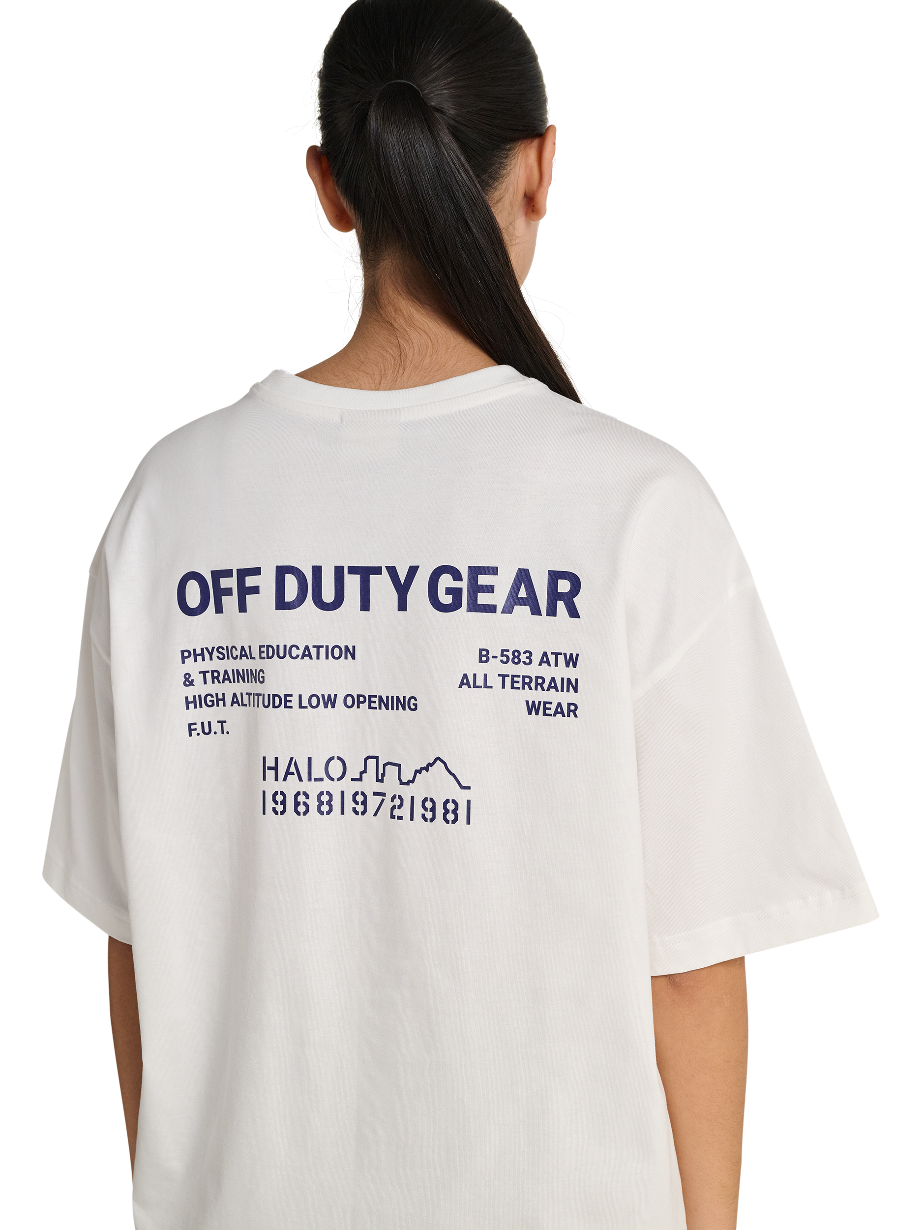 HALO GRAPHIC BOXY T-SHIRT