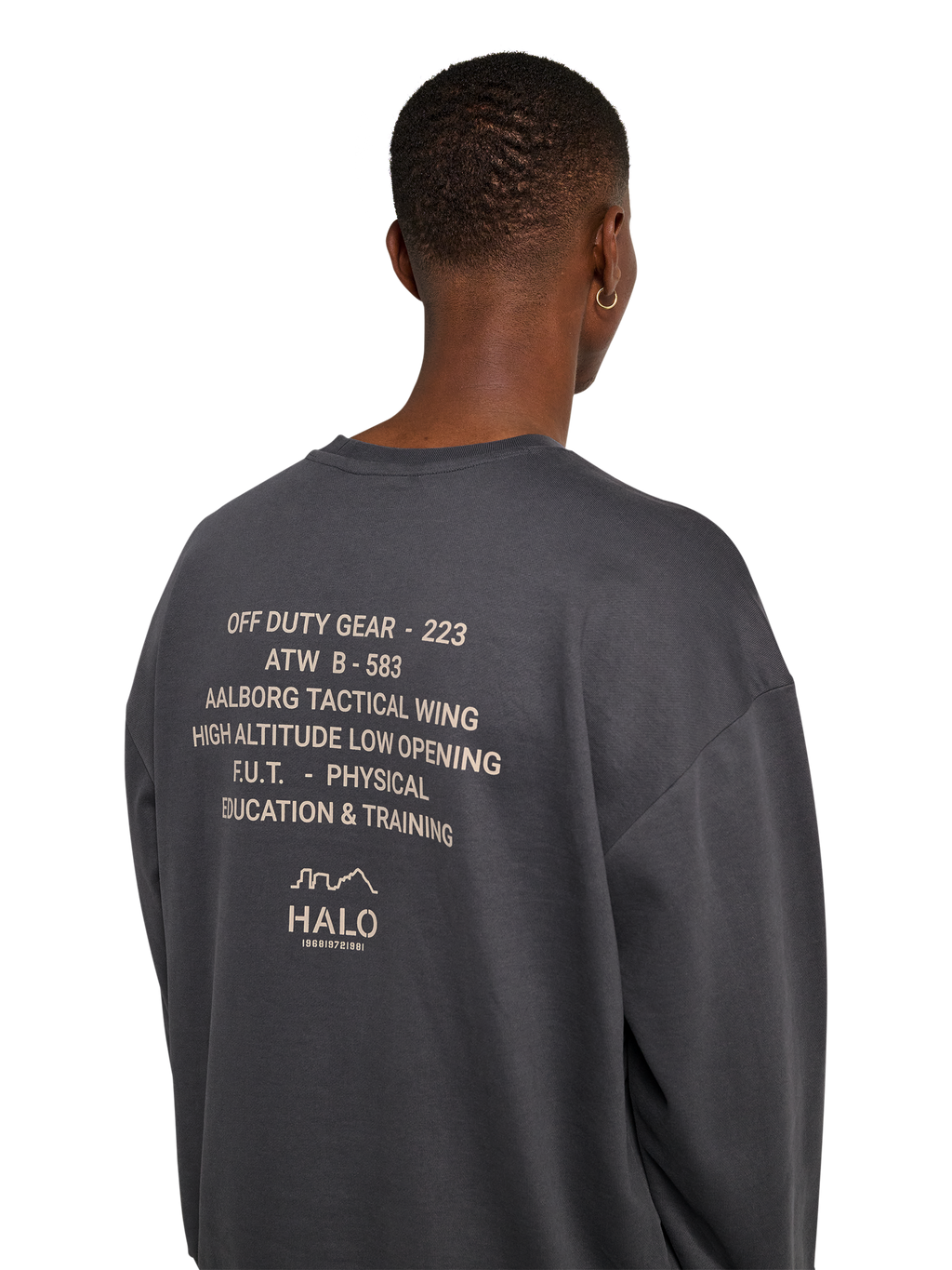 HALO GRAPHIC BOXY CREW