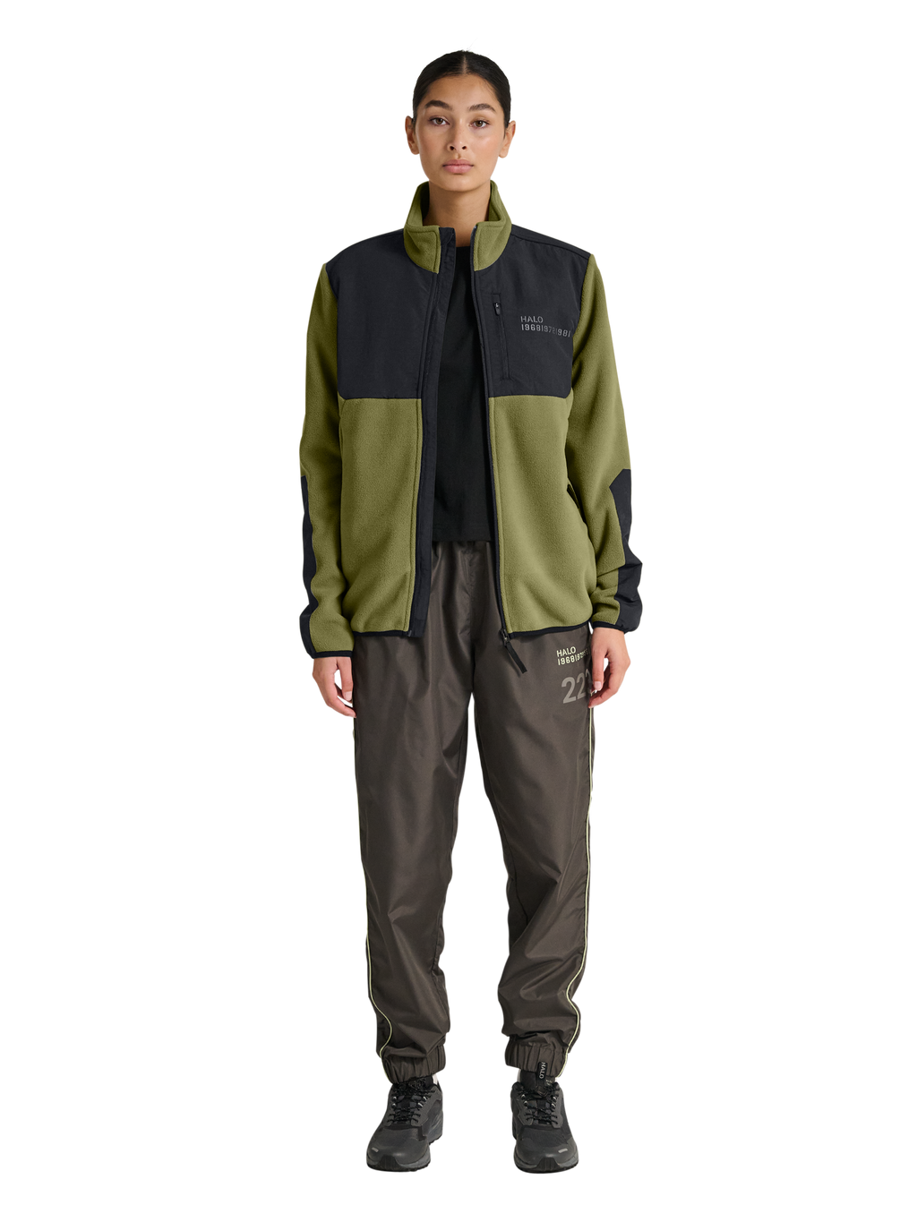 HALO BLOCKED ZIP FLEECE