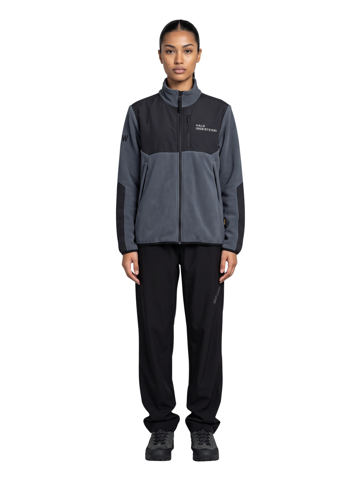 HALO BLOCKED ZIP FLEECE