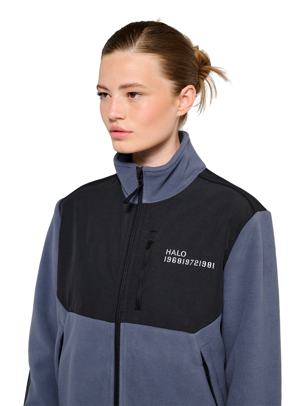 HALO BLOCKED ZIP FLEECE
