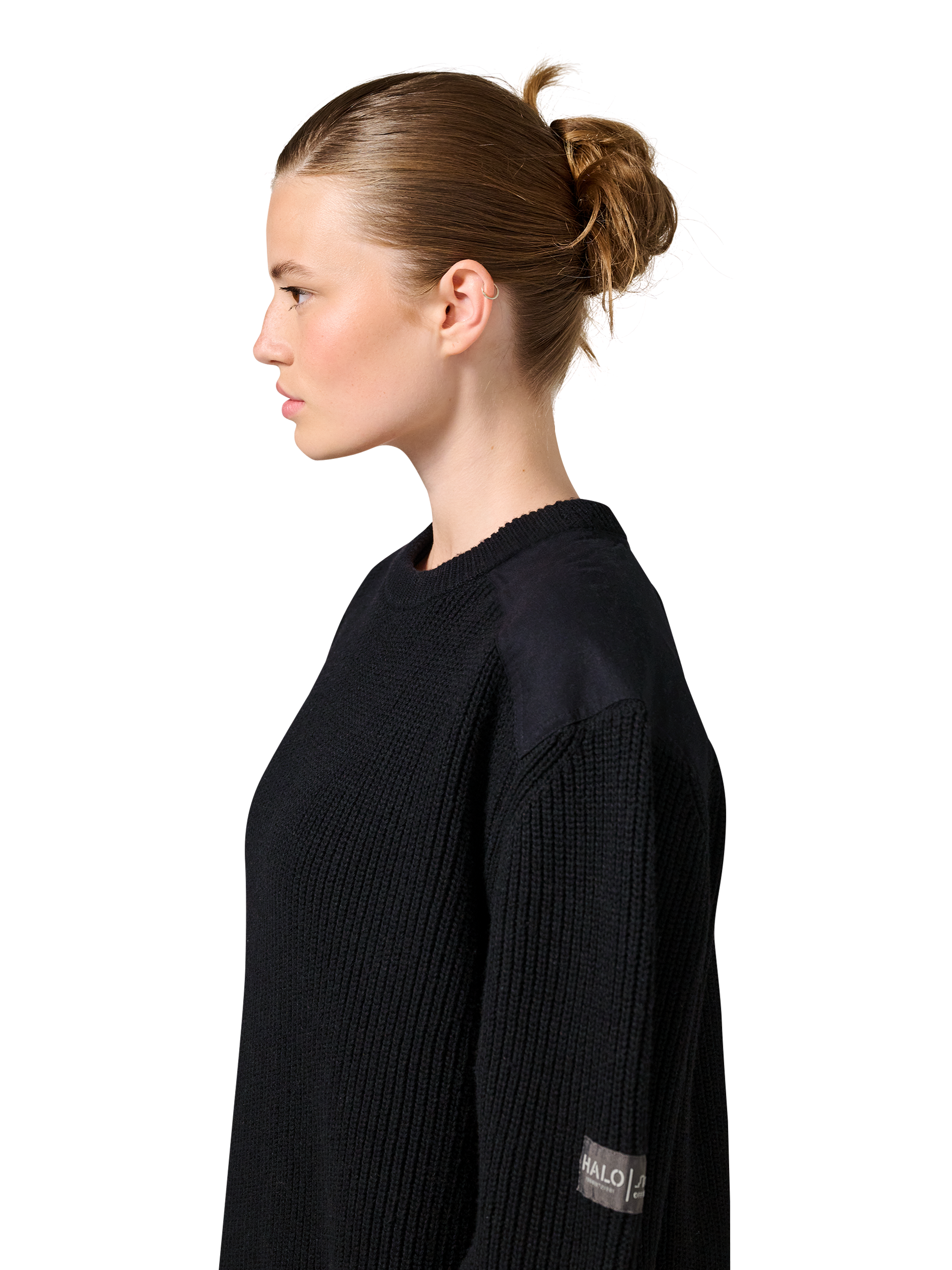 HALO WOOL CREW KNIT