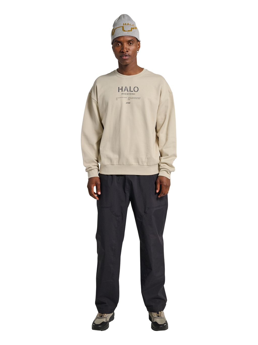 HALO GRAPHIC BOXY CREW