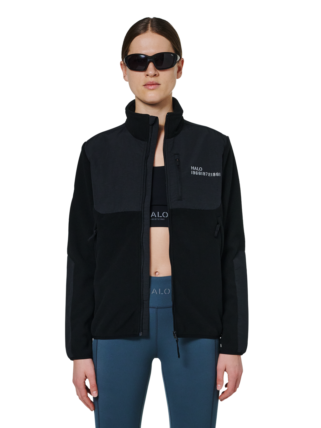 HALO BLOCKED ZIP FLEECE