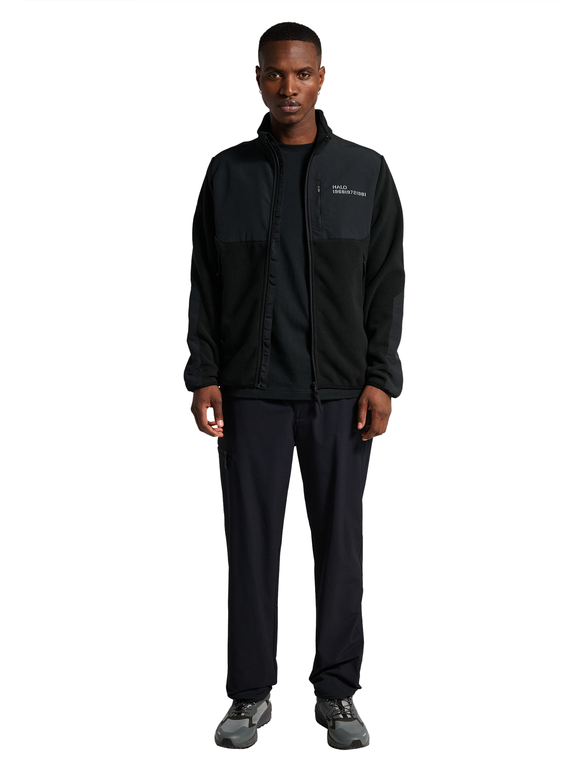 HALO BLOCKED ZIP FLEECE