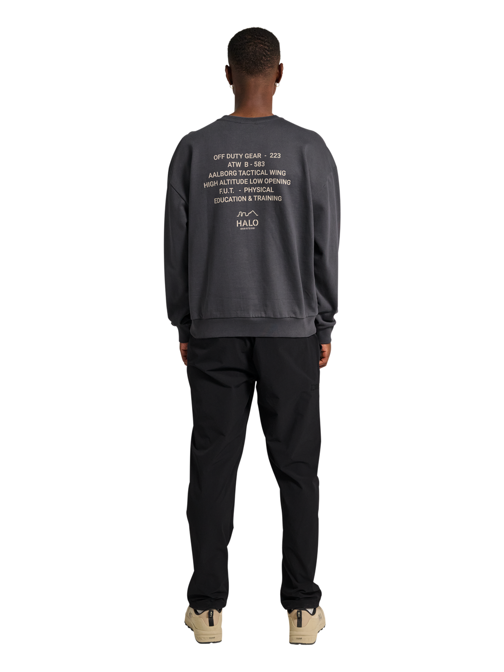 HALO GRAPHIC BOXY CREW