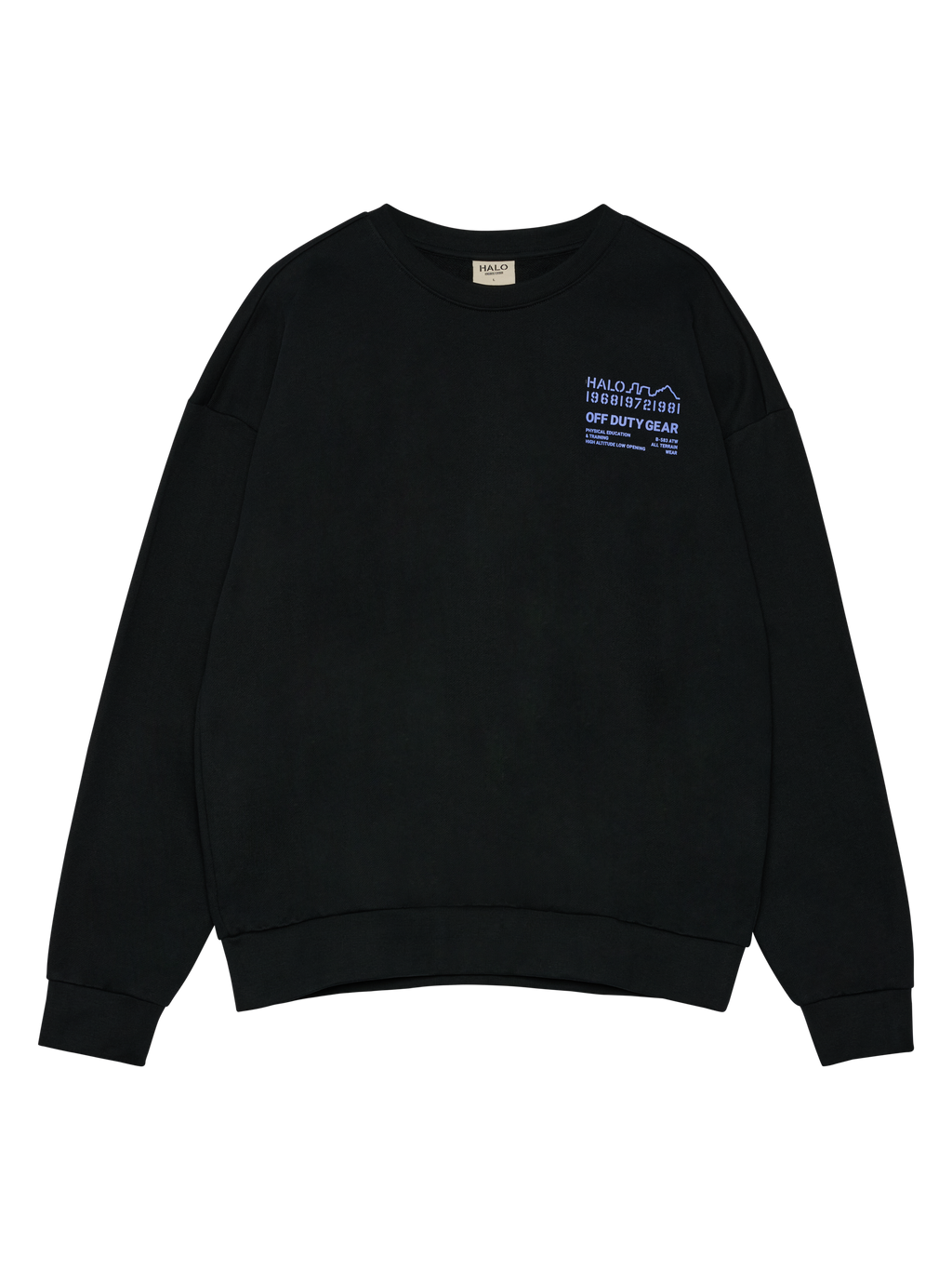 HALO GRAPHIC BOXY CREW