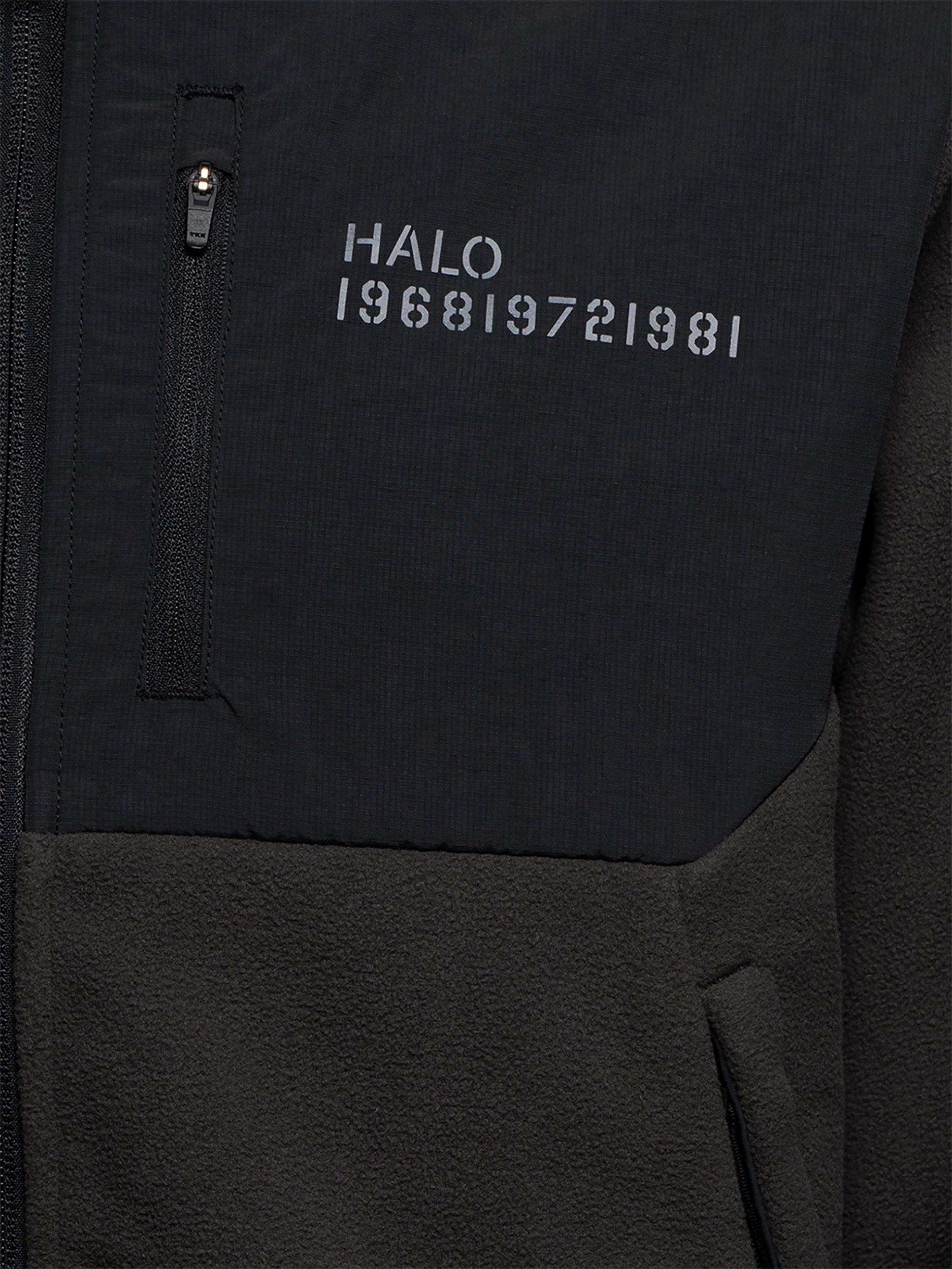 HALO BLOCKED ZIP FLEECE