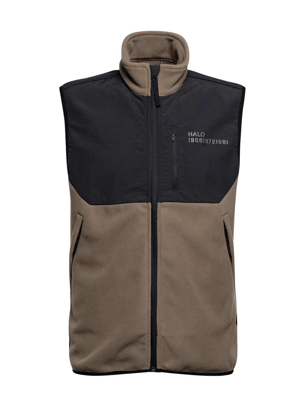 HALO BLOCKED FLEECE VEST