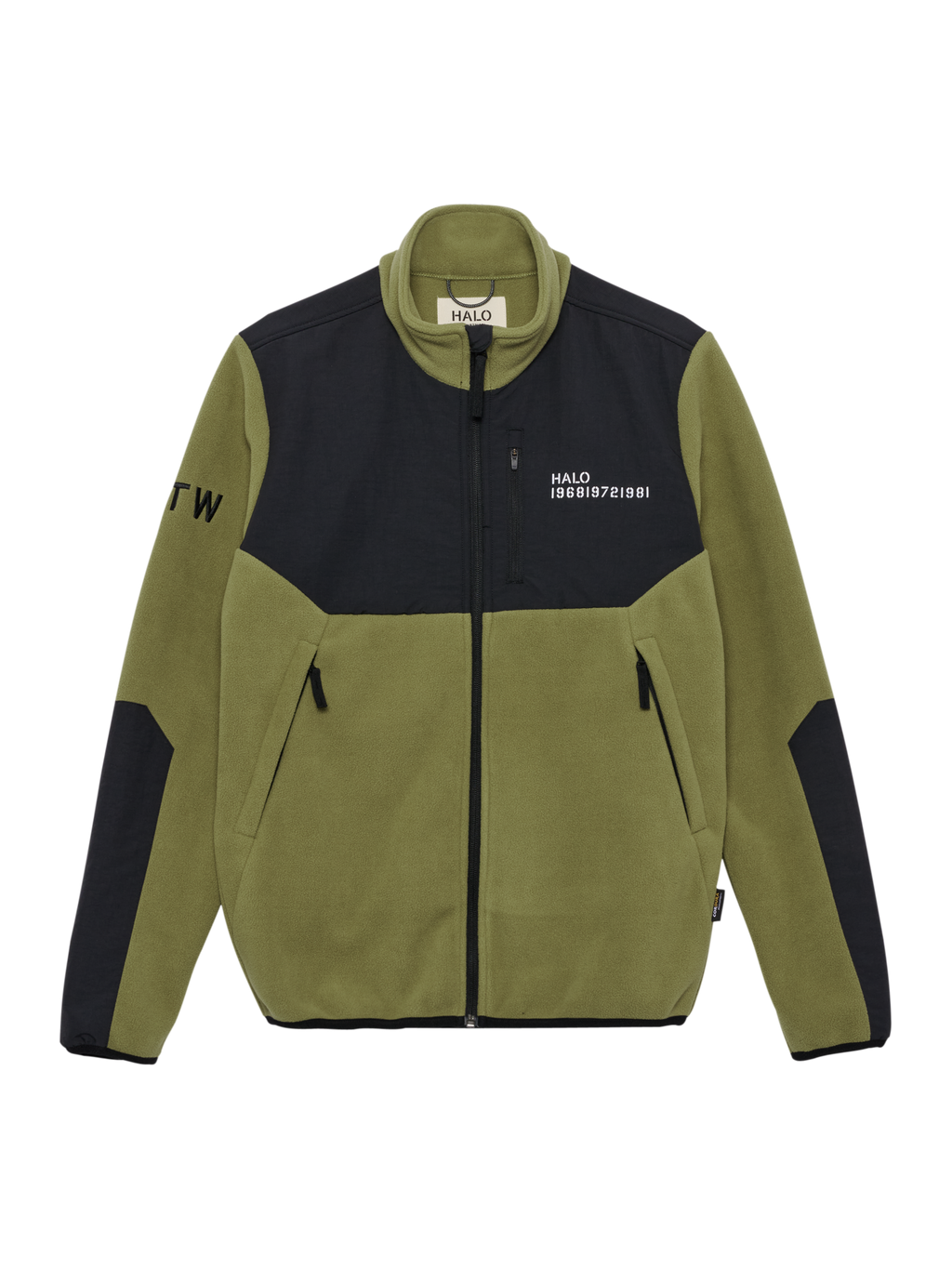 HALO BLOCKED ZIP FLEECE