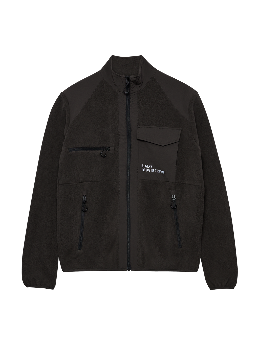 HALO PANELED FLEECE JACKET
