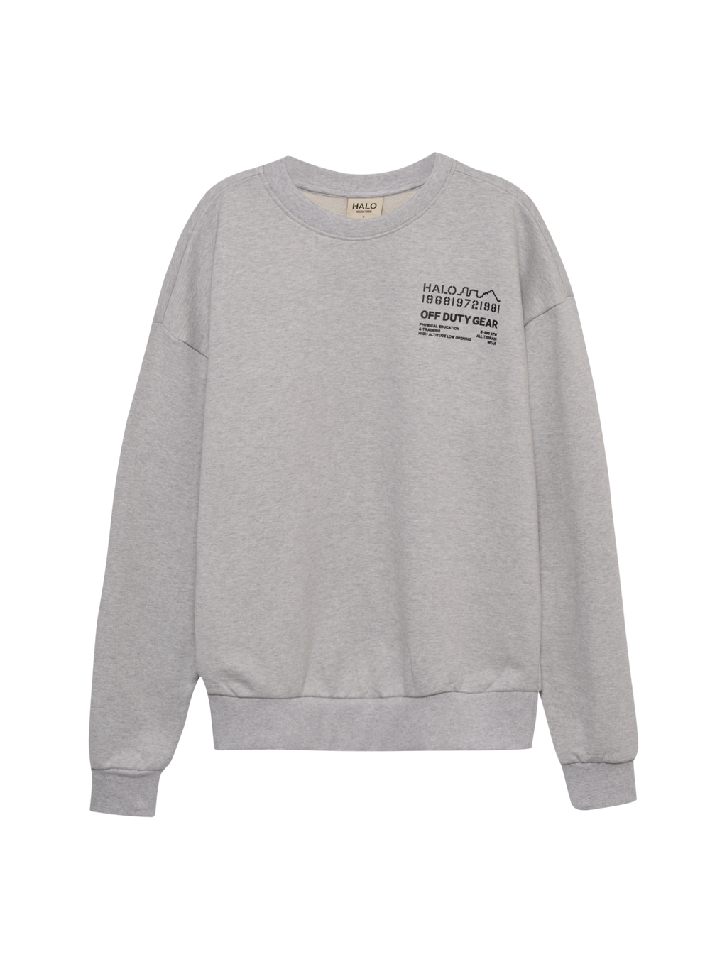 HALO GRAPHIC BOXY CREW